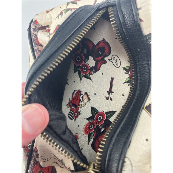 Loungefly Deadpool (Ed Hardy) Style Backpack Purse Marvel main image 12
